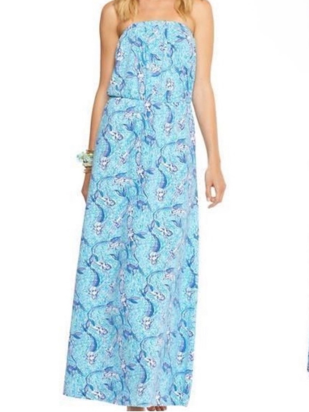 Lilly Pulitzer Marlissa Maxi Dress NICE TAIL Women’s Small Holy Grail Mermaids